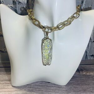 Golden Cicada Necklace